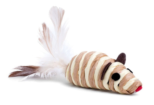 CATKINS SISAL MOUSE CAT TOY
